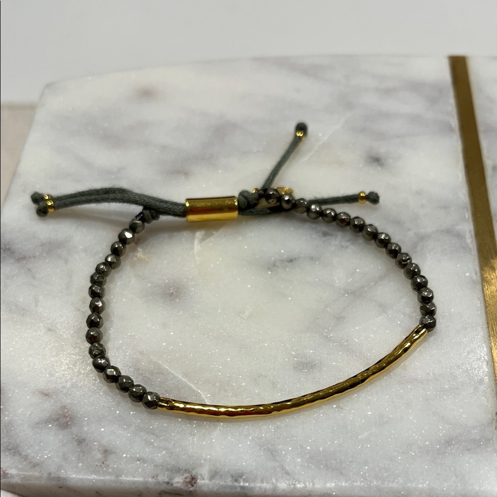 Gorjana Gold and Gray Minimalist Bracelet